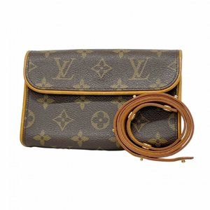 Louis Vuitton Monogram Pochette Florentine Waist Bag M51855 Brown Women's